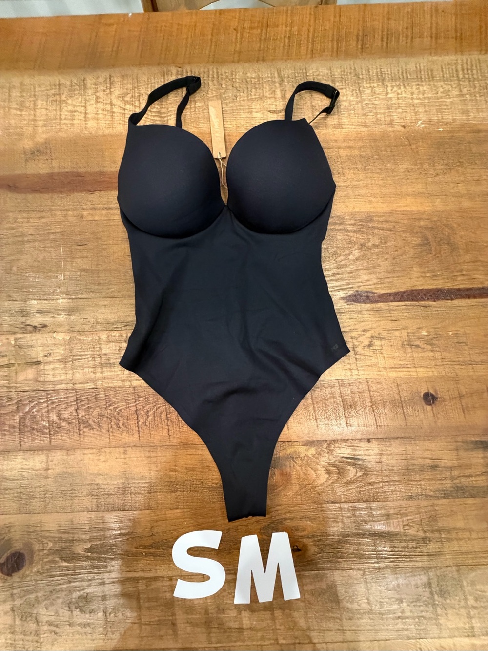 SKIMS Black Molded-Cup One-Piece Swimsuit